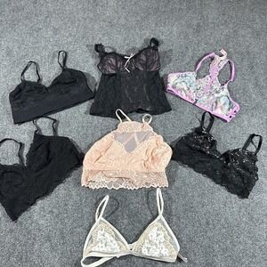 Victoria's Secret/Pink Lace bra Lot of 7 Size‎ Small